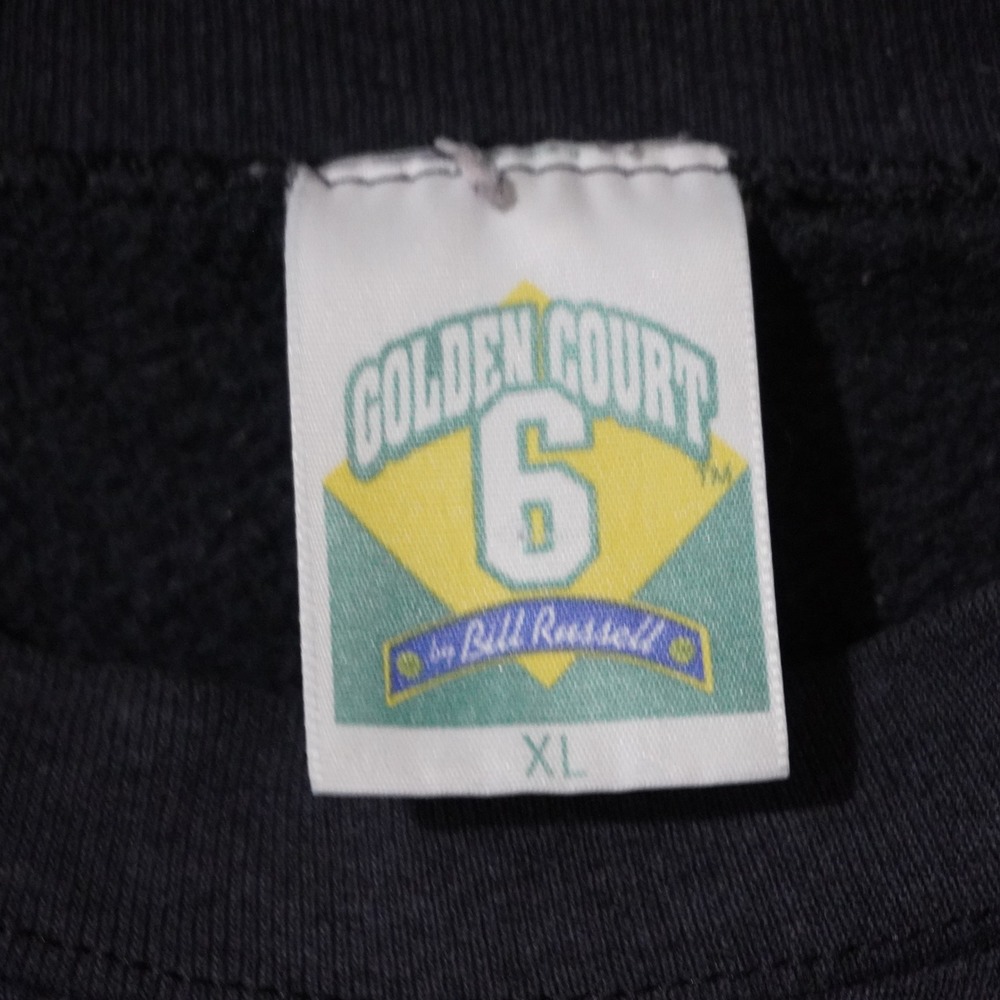 Vintage Orlando Magic Basketball Sweatshirt Golden‎ Court Bill Russell XL - Picture 8 of 9